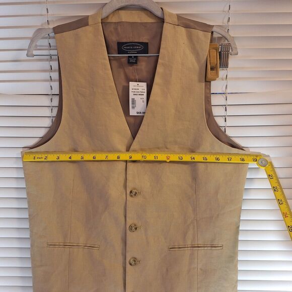 Pronto Uomo Size S Platinum Vest - Picture 8 of 12